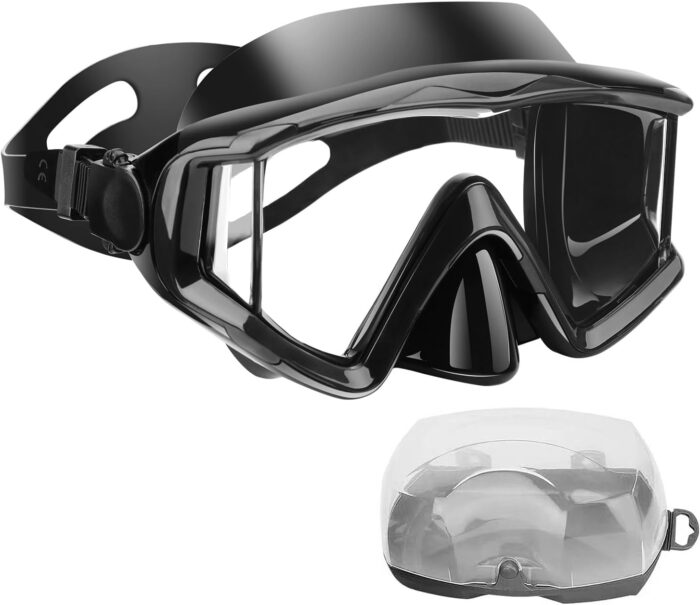 Diving mask Anti-Fog Swimming Snorkel mask Suitable for Adults Scuba Dive Swim Snorkeling Goggles Masks - Image 9