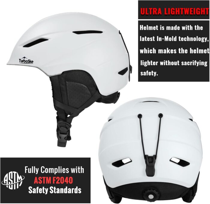 Ski Helmet - Audio Compatible and Lightweight, ASTM Standard for Men, Women and Youth - Image 2