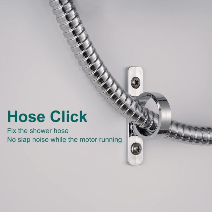 RV Shower Head with Hose, High Pressure 5 Mode Shower head Replacement, Shower Head for RV/Campers, Travel Trailer, Motorhome for Water Saving, Handheld Shower Head Holder and Hose, On Off Switch - Image 8