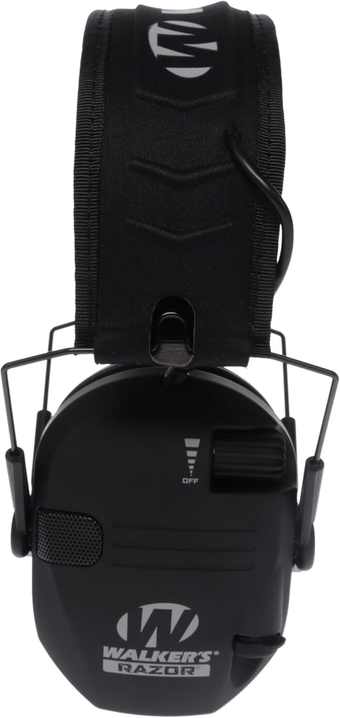 Walker's Razor Slim Ultra Low Profile Compact Design Adjustable Range Shooting Hunting Hearing Protection Electronic Earmuffs - Image 4