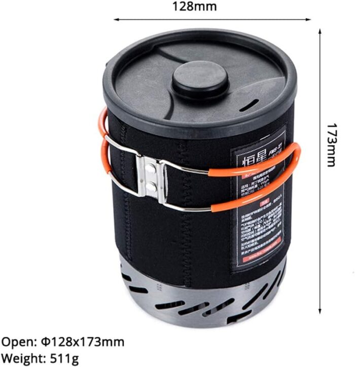 Fire-Maple "Fixed Star 1" Backpacking and Camping Stove System | Outdoor Propane Cooking Gear | Portable Pot/Jet Burner Set | Ideal for Hiking, Trekking, Fishing, Hunting Trips and Emergency Use - Image 3