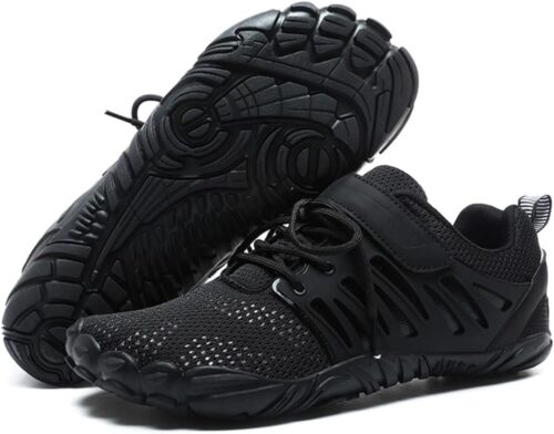 Barefoot Shoes Men Wide Toe Box Zero Drop Water Shoes Men for Gym Workout Minimalist Weightlifting Cross-Trainer Running Hike Grounded Footwear