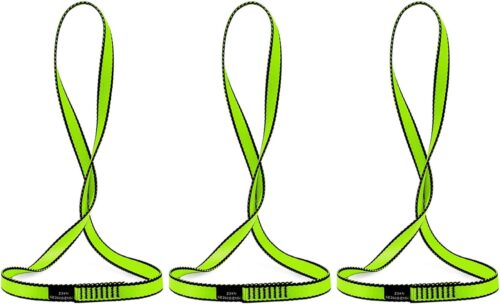 18MM Nylon Climbing Sling Runner 23KN CE2008/EN566 Rock Climbing Webbing Straps for Outdoor Climbing, Rappelling, Swing, Yoga Hammock etc