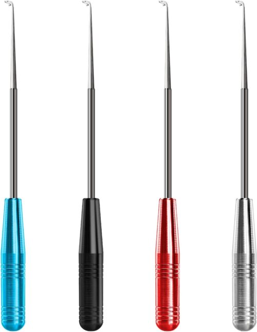 Fish Hook Remover Tool,Fishing Hook Quick Removal Device,Fishing Gear Security Extractor Equipment Kits for Adult,Hook Extractor Accessories Tools with Storage Tube,4Pcs