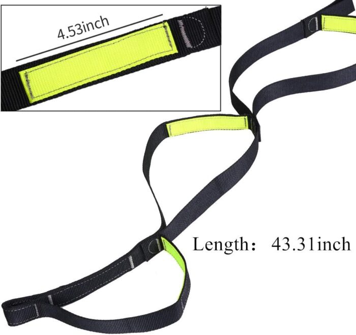 Adjustable Climbing Ascender Sling Foot Loop Ascender Webbing Sling for Outdoor Mountaineering, Rock Climbing, Expedition, Caving, Rescue and Aerial Work - Image 4