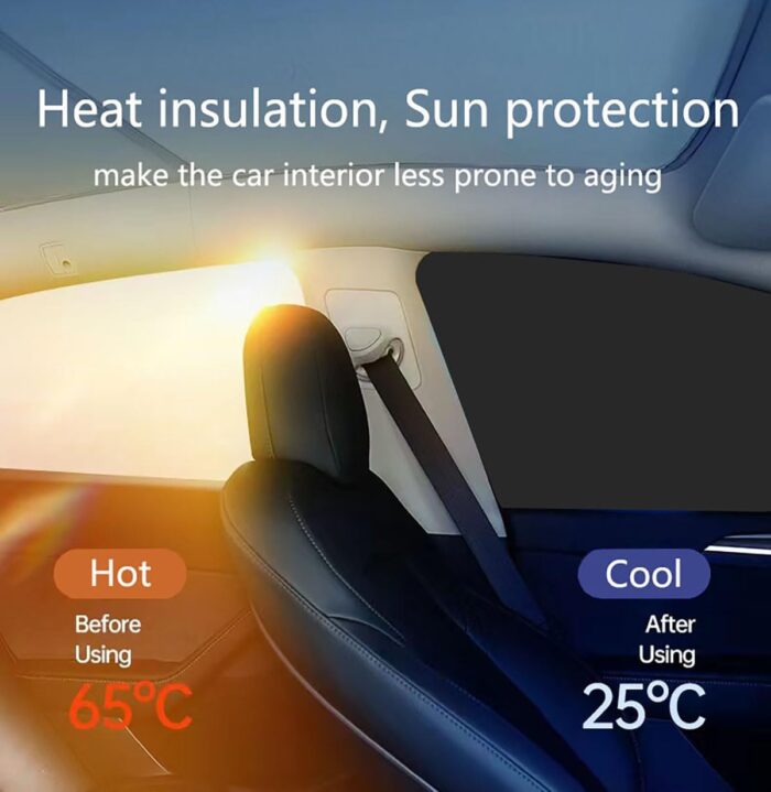 Car Side Window Sun Shades, 4 PCS Window Sunshades Privacy Curtains, 100% Block Light for Breastfeeding, Taking a nap, Changing Clothes, Camping (Front&Back 4pcs) - Image 5