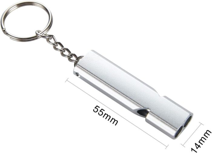 Noopel Emergency Whistles Lifeguard Safety Whistle with Lanyard and Keychain for Outdoor Camping Hiking Boating Backpacking Fishing Kayak Kids Rescue Signaling Loud Survival Whistle - Image 4