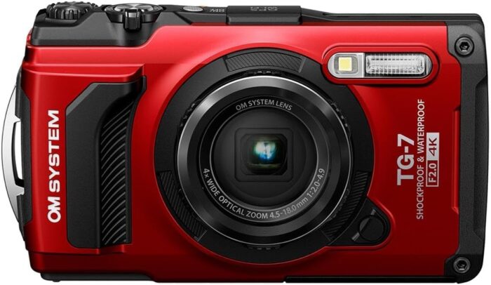 Olympus Tough TG-7 Digital Camera (Red)