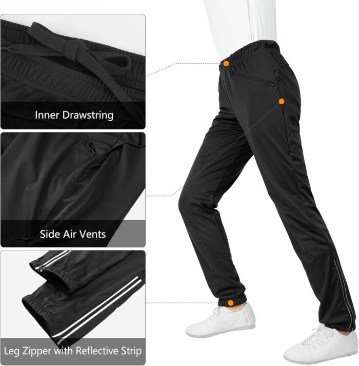 33,000ft Women's Cycling Pants Mountain Bike Waterproof Windproof Breathable Athletic Sweatpants for Hiking Multi Sports - Image 4