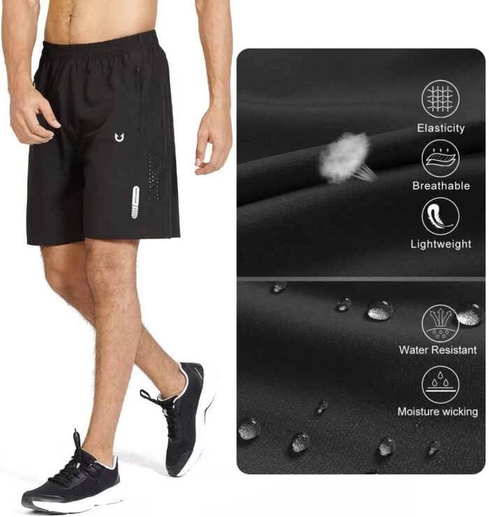 NORTHYARD Men's Athletic Running Shorts Quick Dry Workout Shorts 7"/ 5"/ 9" Lightweight Sports Gym Basketball Tennis Hiking - Image 5
