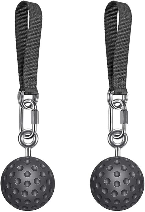 SELEWARE Non-Slip Pull Up Power Balls, Rock Climbing Grips for Strength Training, Forearm and Hand Exerciser for Chin Up Bar, Kettlebell, Barbell, Resistance Band Handles, Home Gym Workout Equipment