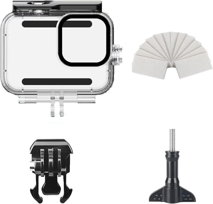 FitStill Underwater Waterproof Diving Housing for Go Pro Hero 13/12/11/10/9 Black,60M/196FT Protective Underwater Diving Housing Shell Accessories (Hero 13/12/11/10/9 Black) - Image 7