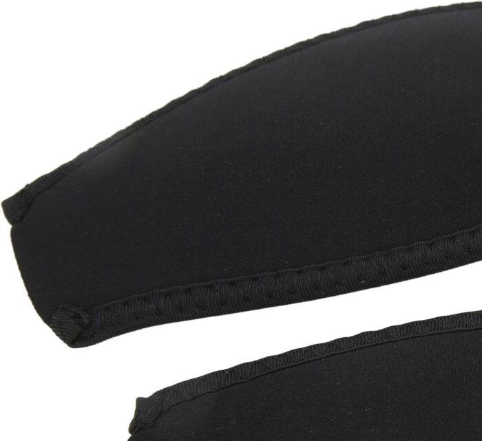 Dive Mask Strap, 2pcs Neoprene Hair Protector Wrap Stabilizing Safety Protection Black Dive Wrapping Strap Swimming Equipment for Men Women Scuba Mask Strap Cover Scuba Diving Snorkeling Accessories - Image 9