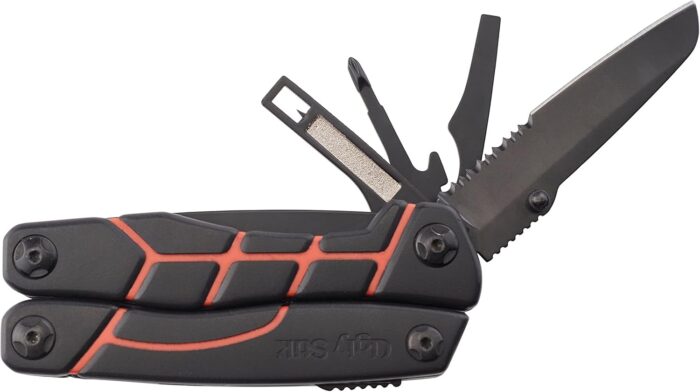 Ugly Stik Ugly Tools Multitool Knife for Fishing, 11-in-1 Fishing Tool for Anglers, Includes Pliers, Scissors, Knife, and Screwdriver, Non-Slip Grip Handle - Image 2