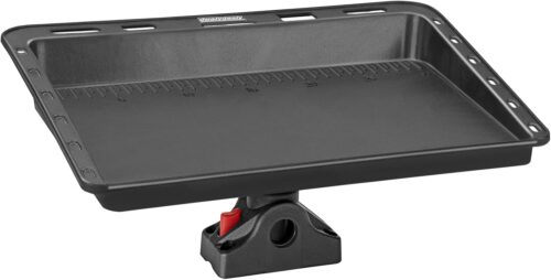 QualyQualy Boat Cutting Board Bait Cutting Table for Boat, Fish Cleanning Station with Side Deck Mount, Fishing Fillet Table with Plier Storage and Knife Slot, UV-Resistant Engineered Nylon