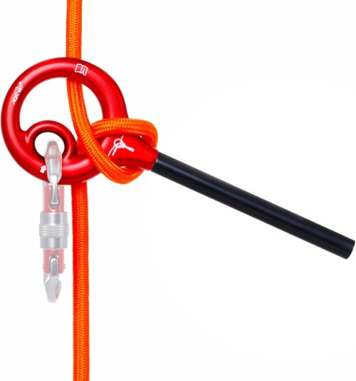 9 Rescue Figure, Upgrade 8 Descender Climbing Gear Downhill Equipment Easy Operation Rigging Plate Aluminum Alloy Rigging Plate for Rock Climbing Belaying and Rappeling Device