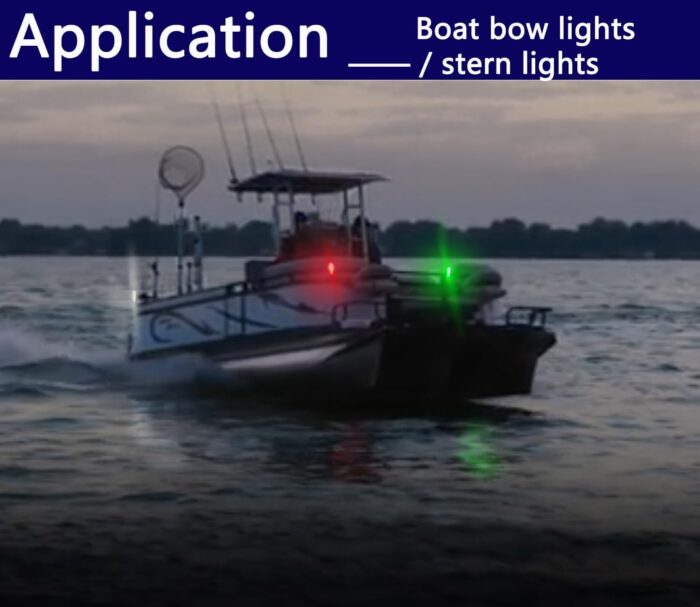 4Pack LED Navigation Lights Kit for Boat Kayak, Stern Light Battery 0perated, Easy Clip on for Night Kayaking, Boating, Canoeing, Paddle Board, Jet Ski, Dinghy, 2Pcs Safety Whistles - Image 3