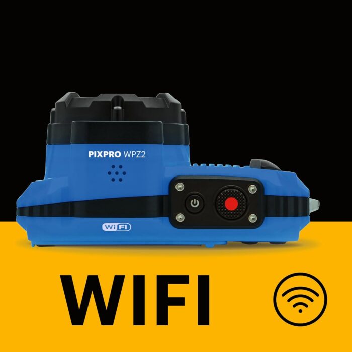 KODAK PIXPRO WPZ2 Rugged Waterproof Shockproof Dustproof WiFi Digital Camera 16MP 4X Optical Zoom 1080P Full HD Video Vlogging Camera 2.7" LCD (Blue) - Image 7