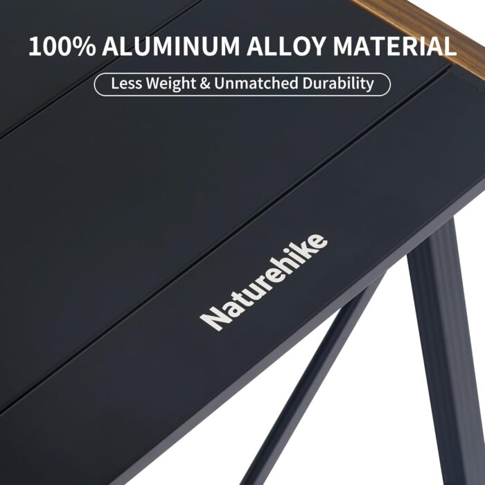 Naturehike Folding IGT Camping Table, Portable Outdoor IGT Cook System, Ultralight Aluminum Camp Table with Carry Bag for Car Camping Picnic RV Trip Patio Backyard BBQ - Image 6