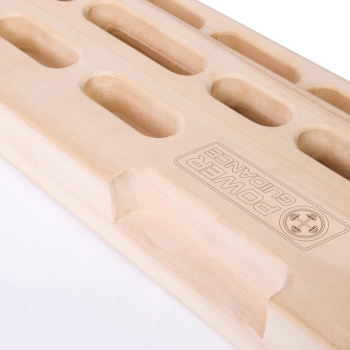 POWER GUIDANCE Rock Climbing Hangboard Wooden Hand Grip Strengthener Forearm Exerciser for Climbers Athletes - Image 8