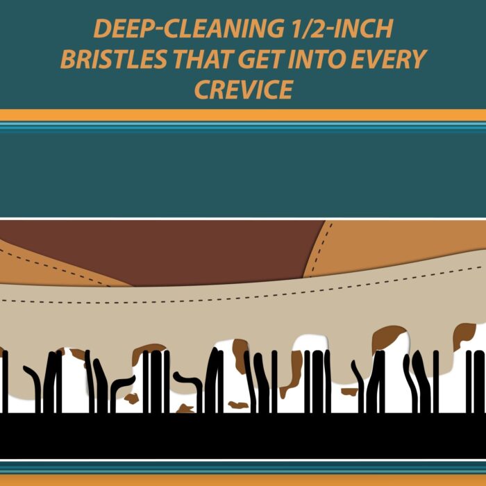 RV Step Covers - Trail Scrubber Boot Brush Cleaner for Camper Steps | Universal Fit Trailer & Semi Truck Accessories | Heavy Duty Stair Carpet Treads Alternative | RV Essentials - Image 6