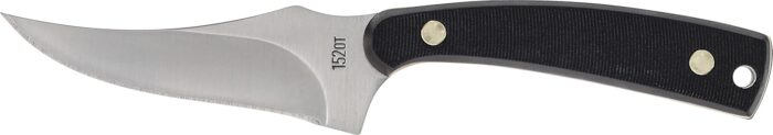 Old Timer 152OT Sharpfinger 7.1in S.S. Full Tang Fixed Blade Knife with 3.3in Clip Point Skinner Blade, Black Sawcut Handle, and Leather Belt Sheath for Hunting, Camping, Skinning, EDC, and Outdoors - Image 2
