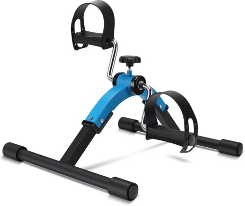Pedal Exerciser mini Exercise Bike for Leg and Arm Cycling Exercisce Foldable Pedaller