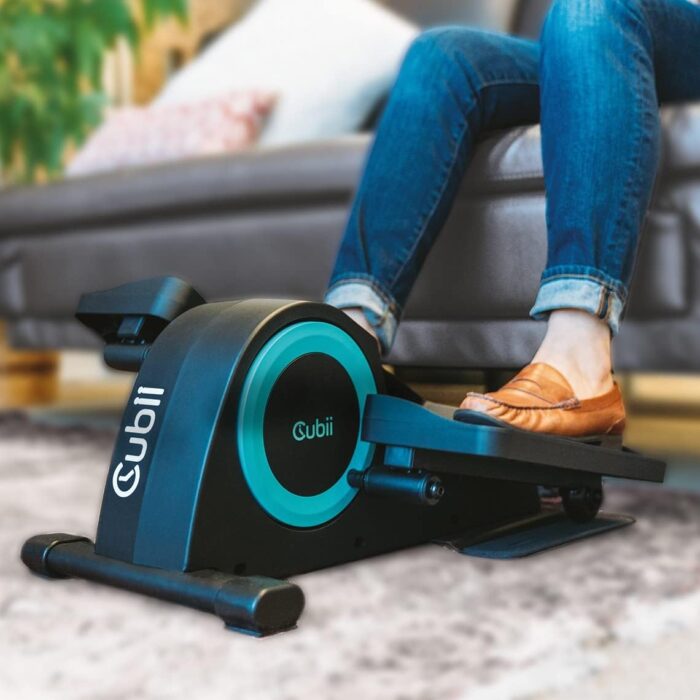 Cubii JR1, Under Desk Elliptical, Under Desk Bike Pedal Exerciser, Seated Elliptical, Work from Home Fitness, Mini Elliptical Machines for Home Use, Cubii Exerciser for Seniors, Desk Exercise - Image 2