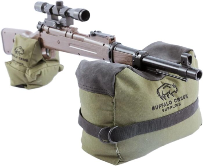 All Weather Durable Front and Rear Shooting Rest Bags, Rifle Rest Sand Bag for Bench Rest Shooting, Hunting, Target & Competitive Sports Shooting-Unfilled - Image 2