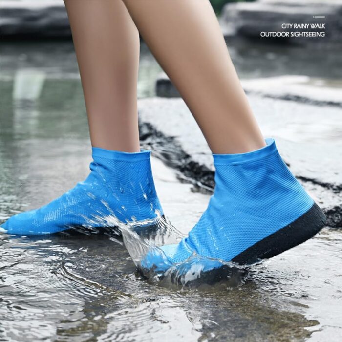 Waterproof Shoe Covers Upgraded,Rain Shoe Covers Reusable Silicone Non Slip Shoe Covers for Outdoor,Rain Shoe Covers for Women and Men - Image 6