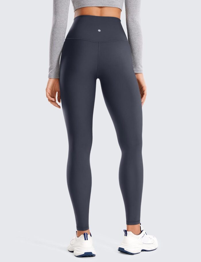 CRZ YOGA Thermal Fleece Lined Leggings Women 28'' - Winter Warm Workout Hiking Pants High Waisted Yoga Tights Full Length - Image 2