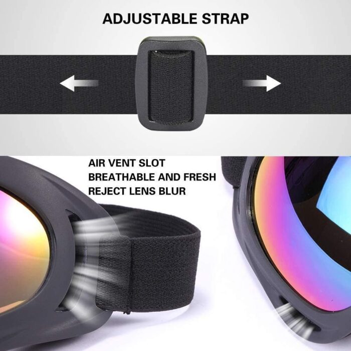 Anti-Glare Lenses-Ski Goggles Winter Sport Snowboard Goggles with UV 400 Protection - Image 7