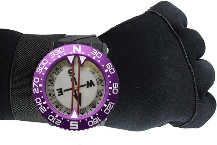 Scuba Choice Diving Deluxe Wrist Compass – 2.3” Display, Accurate Underwater Navigation, 15” Strap, Depth Rated 80m, 25° Tilt, Durable -5°C to 55°C, Made in Taiwan - Image 8