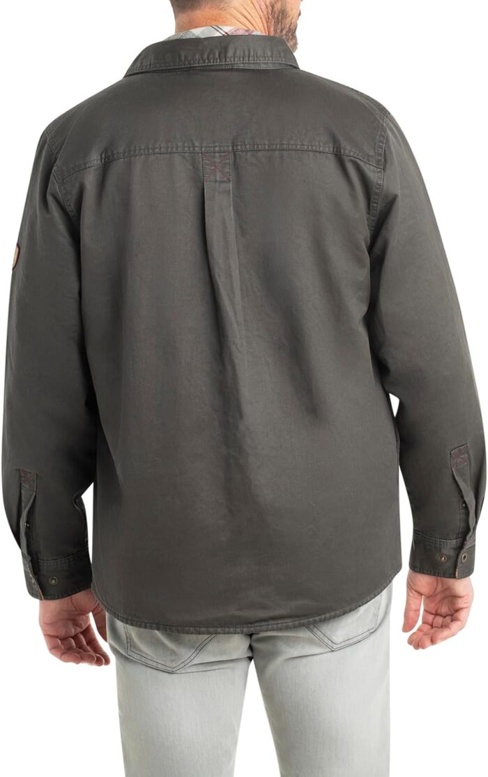 Legendary Whitetails Journeyman Shirt Jacket Flannel Lined Shacket for Men Water-Resistant Coat Rugged Fall Clothing - Image 5