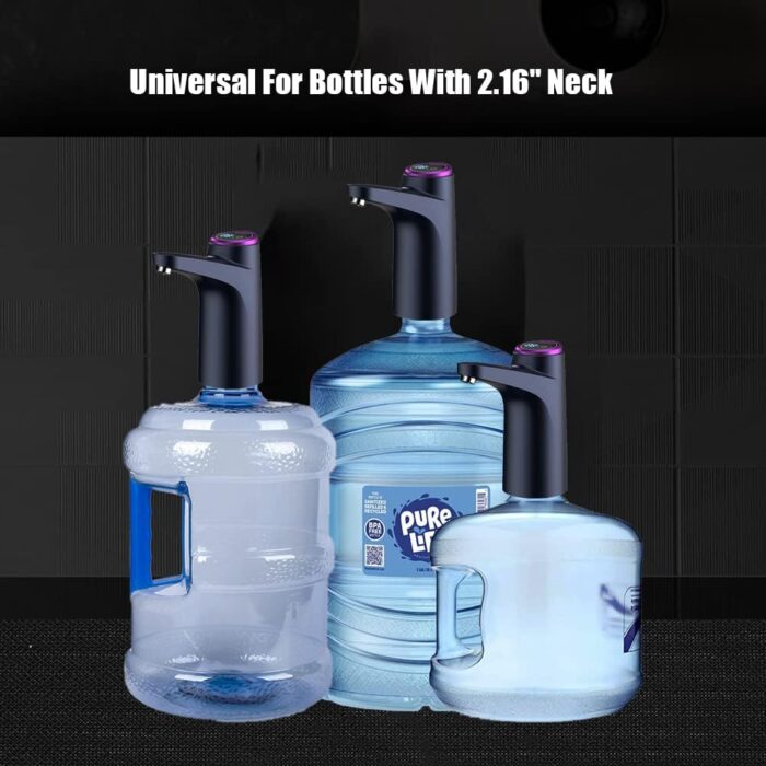 GOLDEN DEER Water Dispenser for 5 Gallon Bottle, Portable Water Cooler Dispenser,Universal Water Dispenser for 2.5、3 and 5 Gallon Bottles USB Charging Water Pump - Image 4