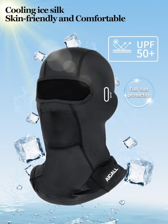 Balaclava Ski Mask Quick Drying Summer Cooling UV Protector Breathable Face Mask Motorcycle Outdoor Gear for Men Women - Image 3