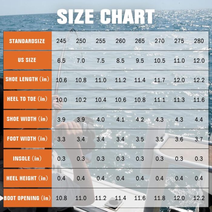Mens Deck Boots, Saltwater Fishing Booties Rubber Waterproof Ankle Rain Boots, High-performance Footwear Chelsea Boots for Gardening Fishing Boating Camping Sailing - Image 7