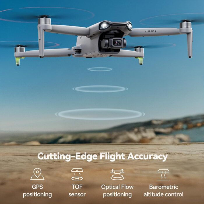 Ruko F11PRO 2 Drone with 6K Camera for Adults, 3-Axis Gimbal, 4K/30fps Video, 70-Min Flight Time with 2 Batteries, 10000ft FPV Transmission Professional Drone, Auto Return, Beginner Mode - Image 6