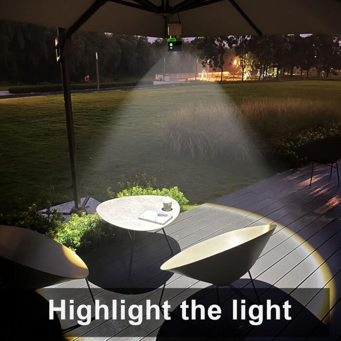 3PCS 6500K White Light LED Camping Lantern Rechargeable 1000LM, 4500mAh Power Bank, Flashlight for Hurricane Emergency, Hiking, IP44 Waterproof Lantern(Black) - Image 3