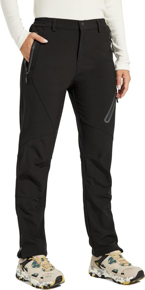 Willit Women's Winter Hiking Pants Waterproof Warm Snow Pants Outdoor Pants Insulated Cold Weather