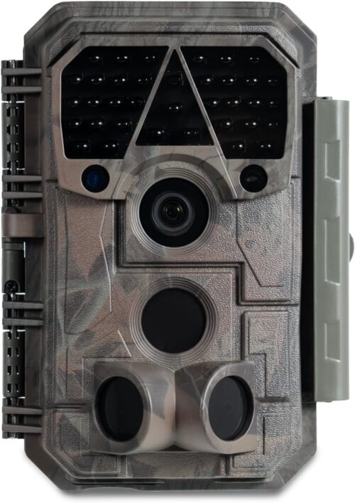 P70 Trail Camera, 64MP 1296p, Game Cameras with No-Glow IR Night Vision, Motion Activated, Waterproof for Wildlife Deer Cams, Hunting
