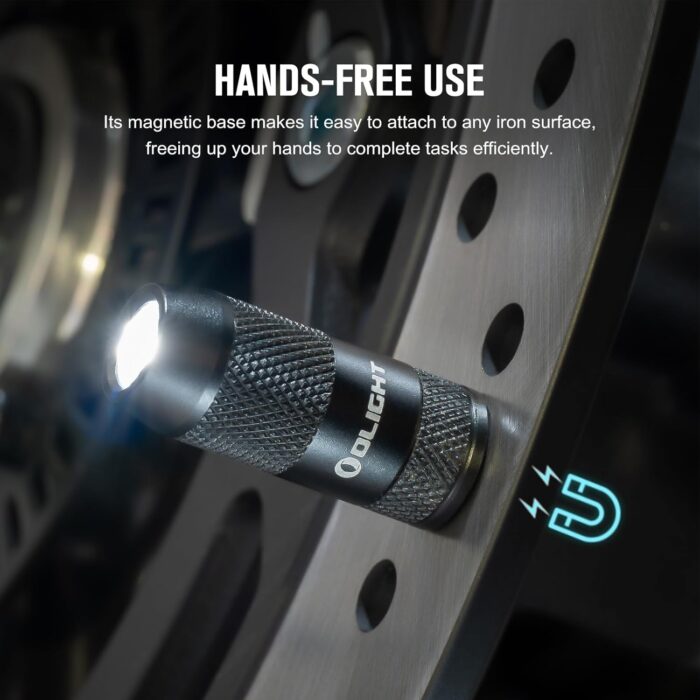 OLIGHT IMINI 2 EDC Rechargeable Keychain Flashlight, 50 Lumens Compact and Portable Mini LED Keyring Lights with Built-in Battery Ideal for Everyday Carry and Emergencies (Black) - Image 5