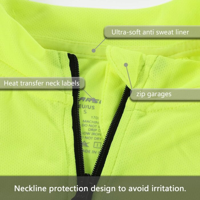 ARSUXEO Men's Short Sleeves Cycling Jersey Bicycle Biking Bike Shirt 636 - Image 4