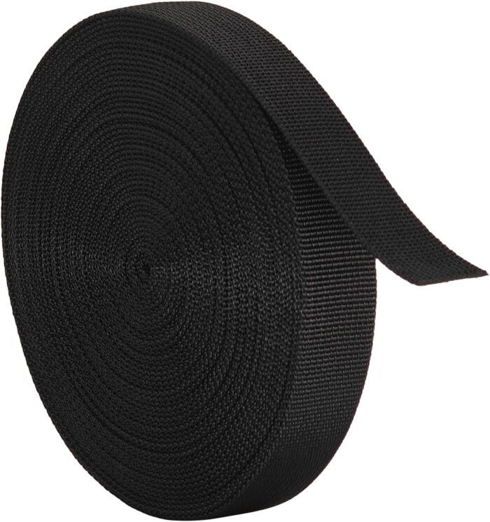 Nylon Straps 1 Inch Wide (12 Yards) Nylon Strap for Indoor or Outdoor Gear, Mountaineering and Climbing Accessories, Firefighting and Rescue Gear,DIY