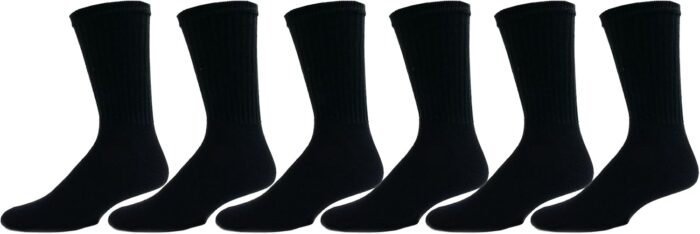 Winterlace 72 Pairs 80% Cotton Crew Socks Men Women, Athletic Casual Moisture Wicking Bulk Pack Sport - Image 2