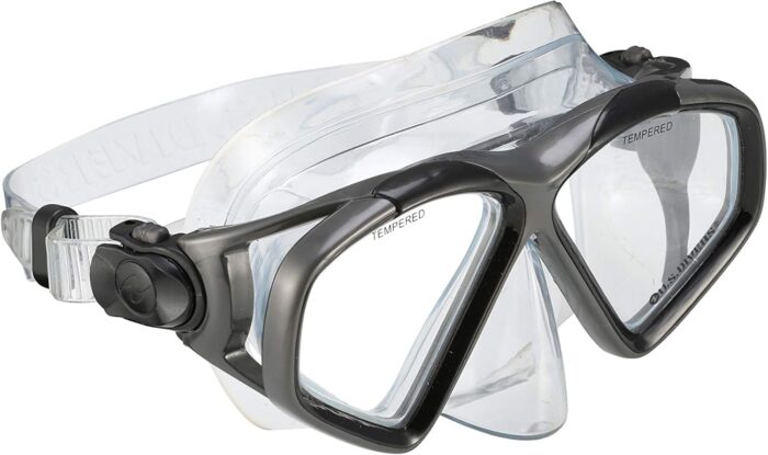 U.S. Divers Cozumel Seabreeze Adult Snorkeling Combo Set with Adjustable Mask, Snorkel, Small Fins (5-6.5), and Travel Bag Set Cozumel DX Dark Gray Black S - Image 2