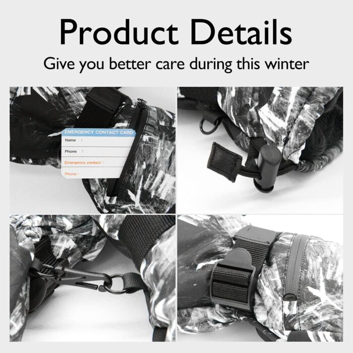 Ski Gloves - Waterproof Winter Snowboarding Gloves for Men & Women, Touchscreen Compatible, Warm Below -30F - Image 5
