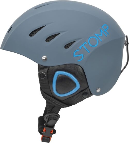 Ski & Snowboarding Snow Sports Helmet with Build-in Pocket in Ear Pads for Wireless Drop-in Headphone
