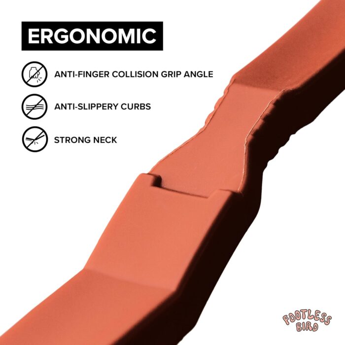 Rock Climbing & Bouldering Brush, Ergonomic, High Density Wild Boar's Thick Hair Bristles, 100% Recyclable, Strong Outdoor & Indoor Free Spiky Ring - Image 2