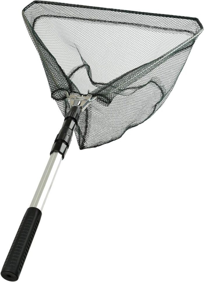 RESTCLOUD Fishing Landing Net with Telescoping Pole Handle, Fishing net Freshwater for Kids Men Women, Extend to 40-63 Inches - Image 3